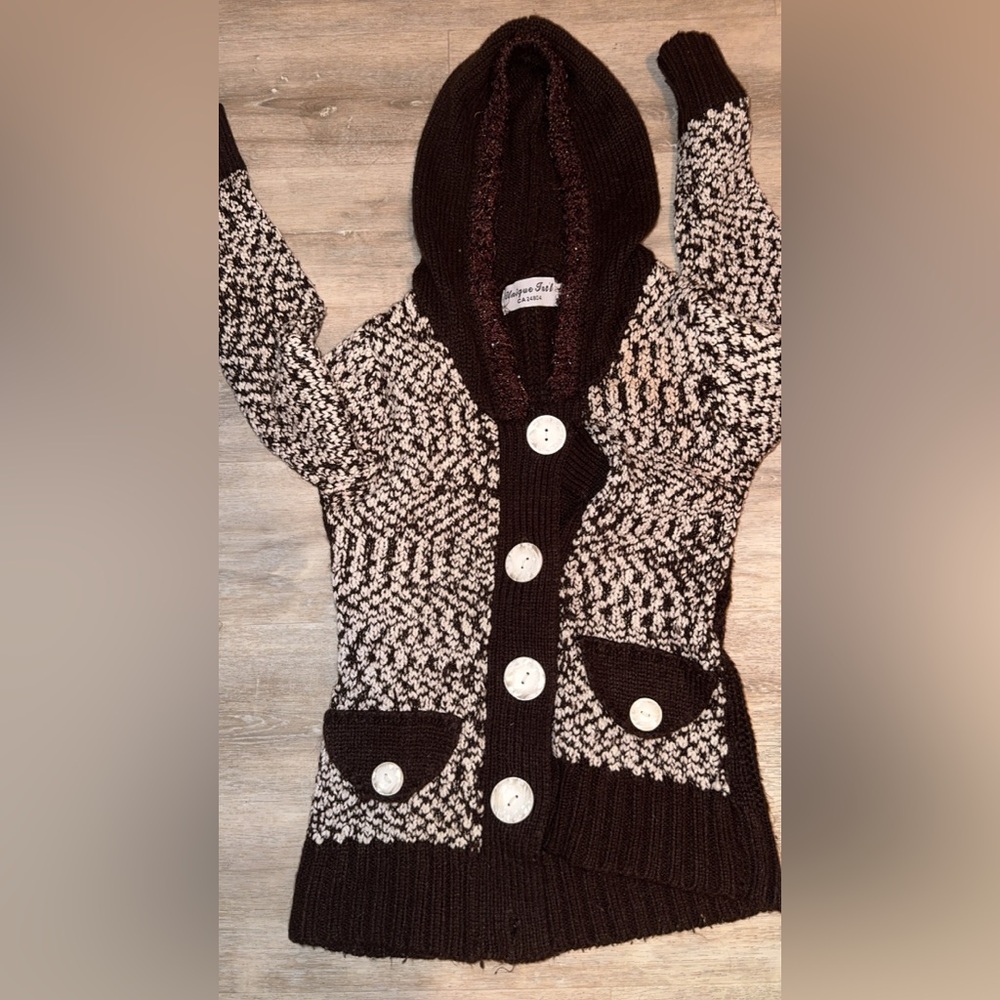 Women's brown Cardigan Sweater